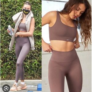 SET ACTIVE Bramie Tank in Pepper as worn by Hailey Bieber